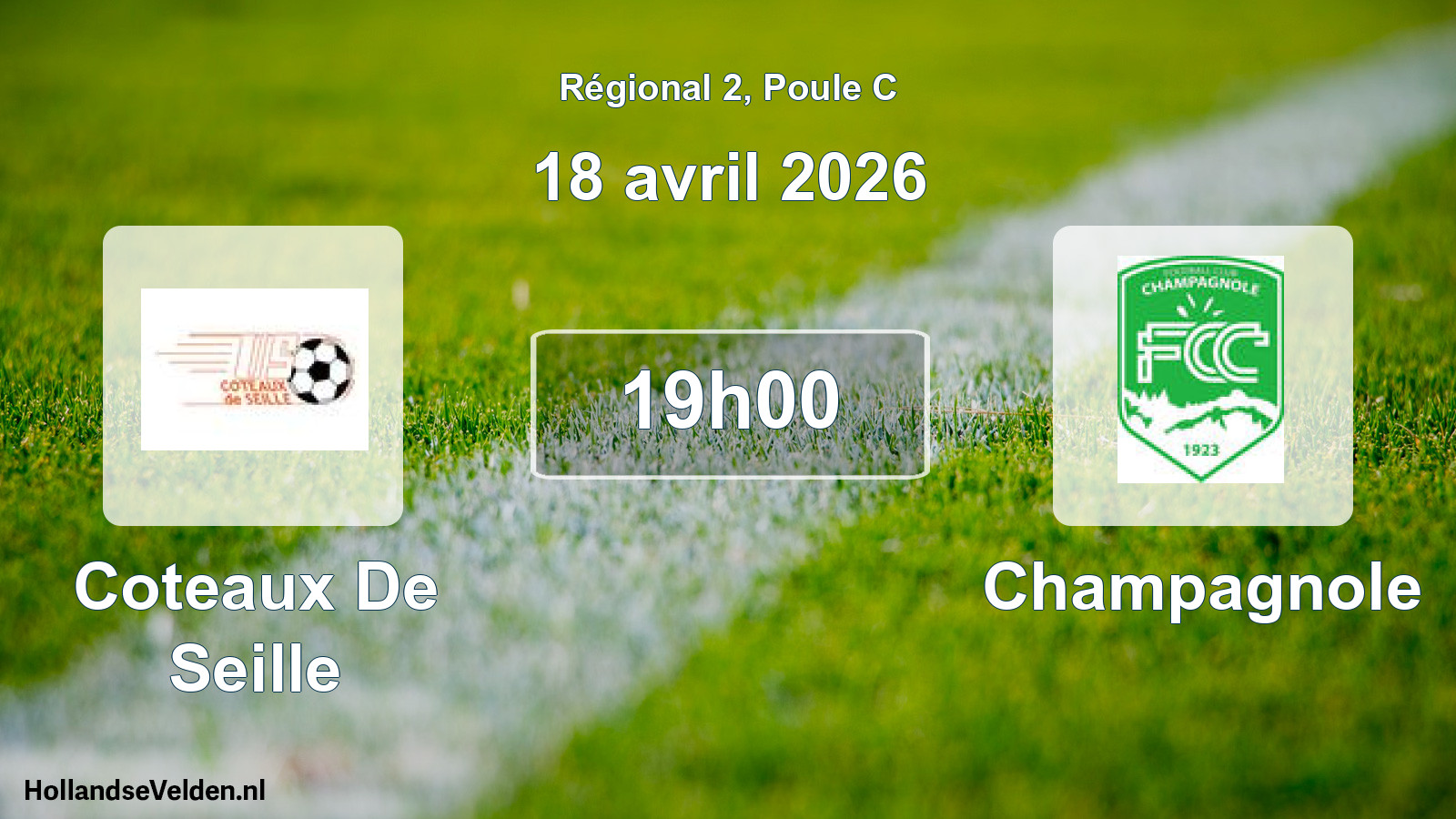 Scheduled Match: Coteaux De Seille - Champagnole (18 April 2026)