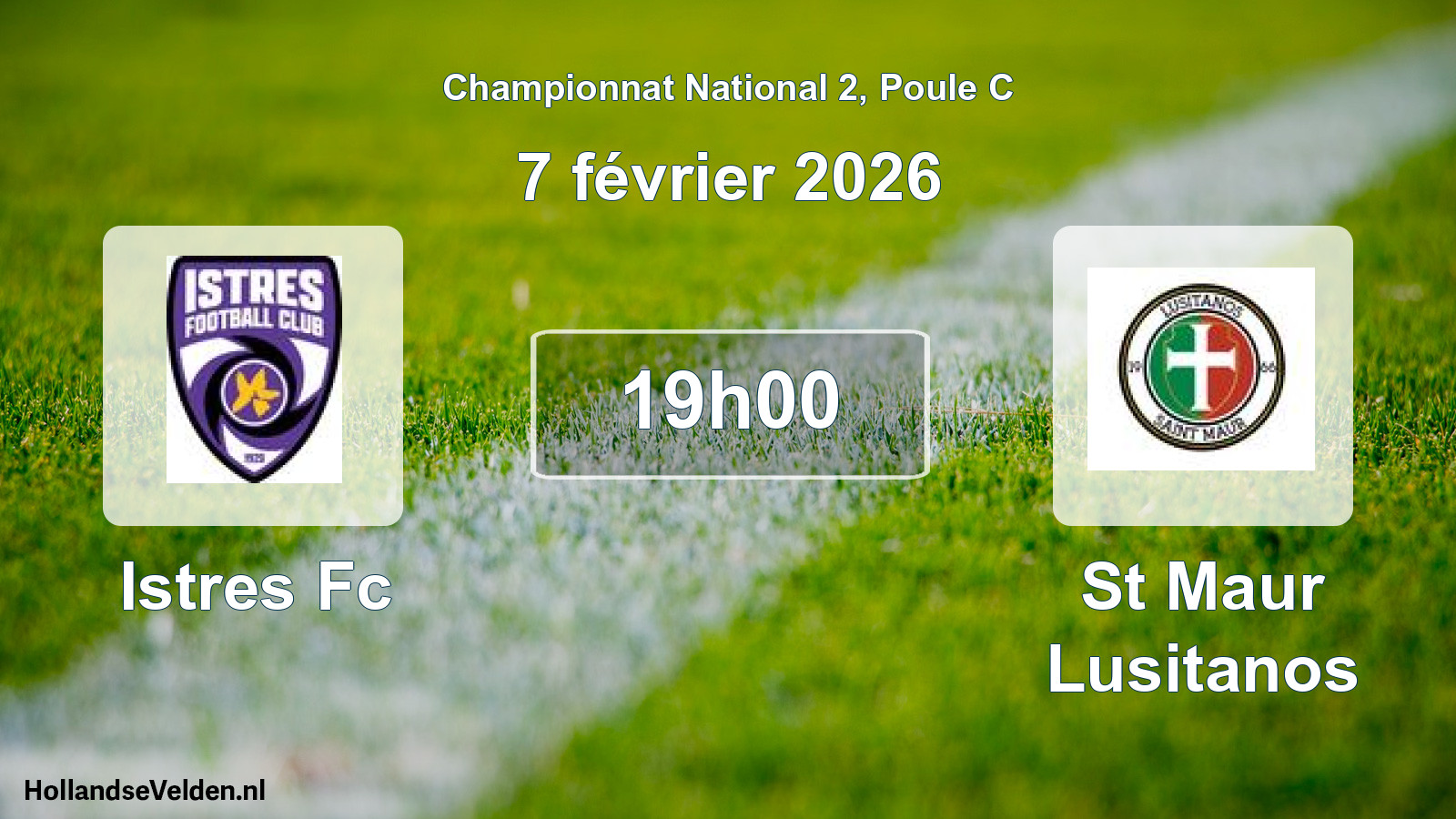 Scheduled Match: Istres Fc - St Maur Lusitanos (7 February 2026)