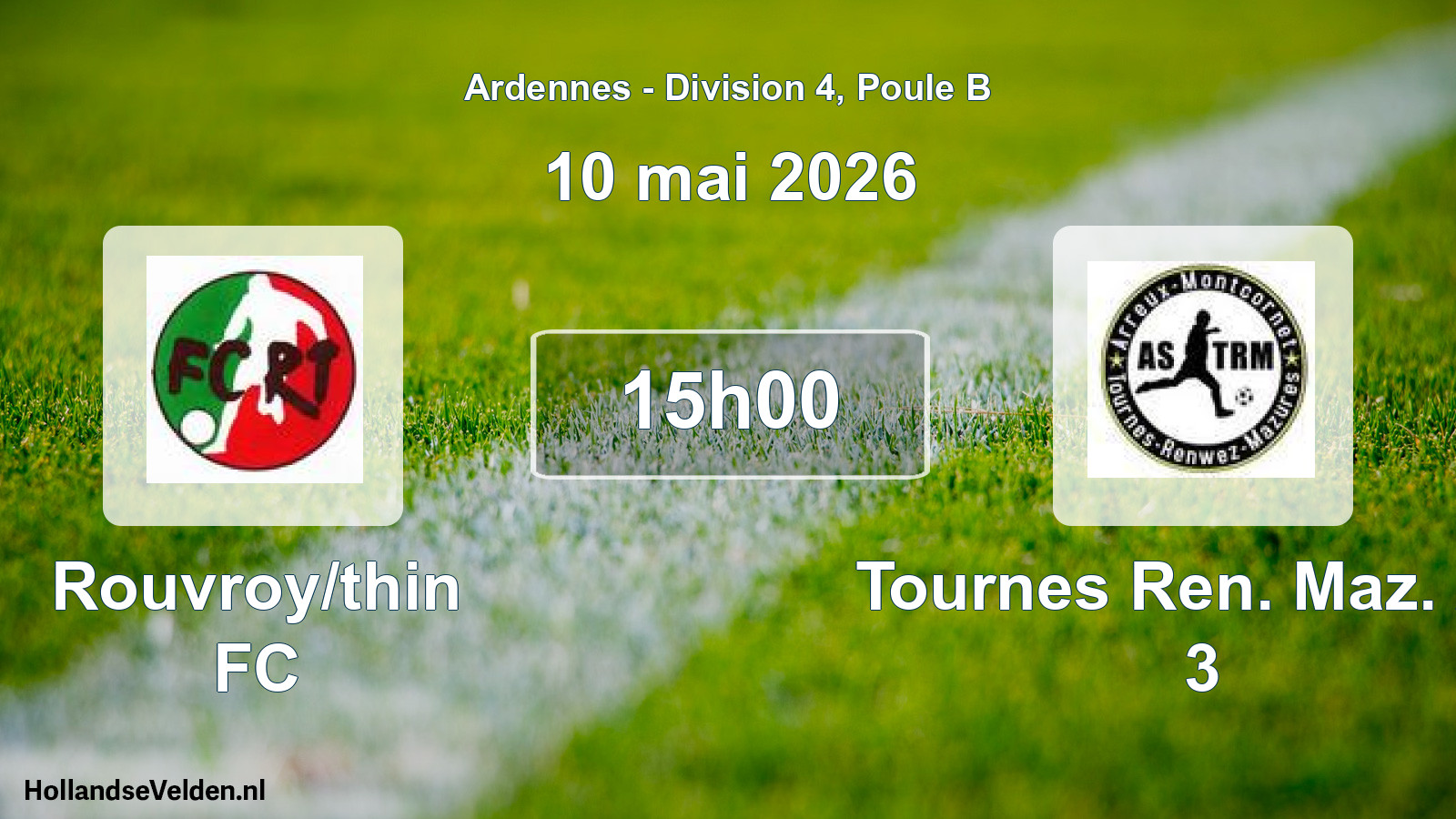 Scheduled Match: Rouvroy/thin FC - Tournes Ren. Maz. AS 3 (10 May 2026)