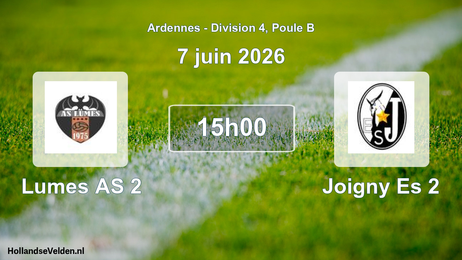 Scheduled Match: Lumes AS 2 - Joigny Es 2 (7 June 2026)