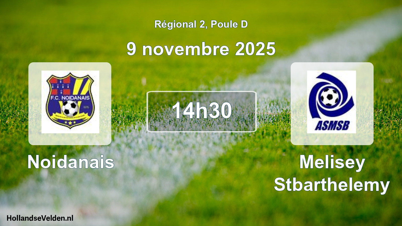 Geplande wedstrijd: Noidanais - Melisey Stbarthelemy (9 november 2025)