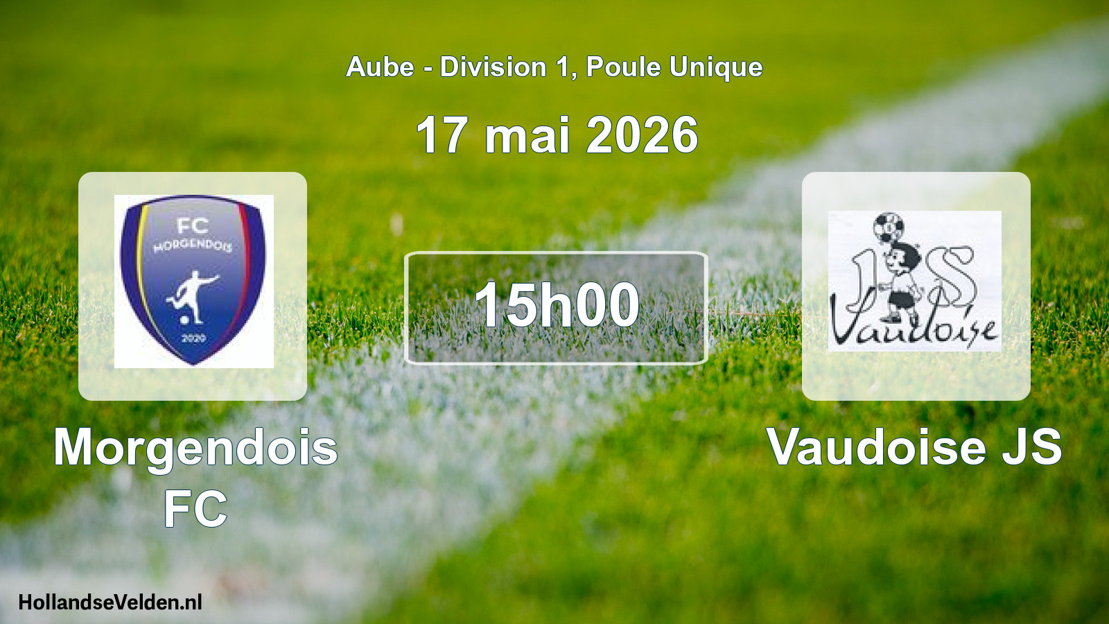 Scheduled Match: Morgendois FC - Vaudoise JS (17 May 2026)