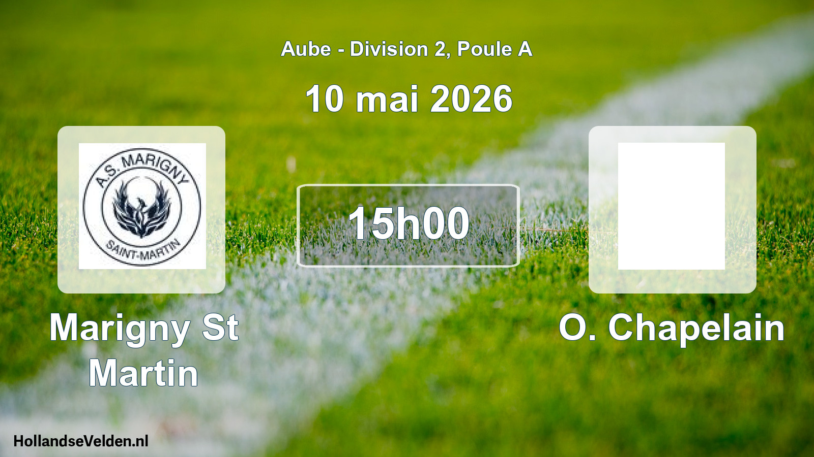 Match joué: Marigny St Martin - O. Chapelain 5 - 2 (16 novembre 2025)
