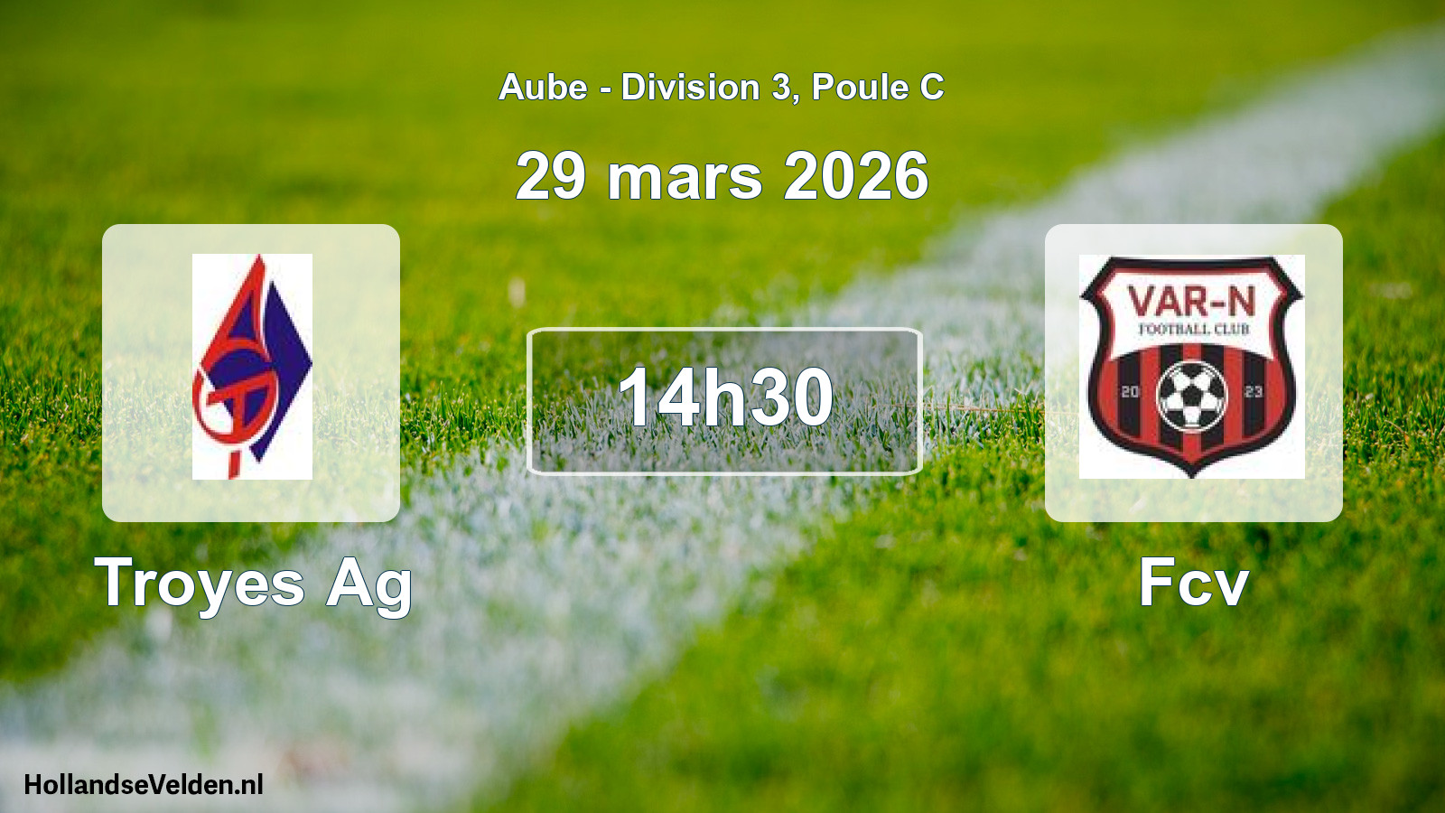 Scheduled Match: Troyes Ag - Fcv (29 March 2026)
