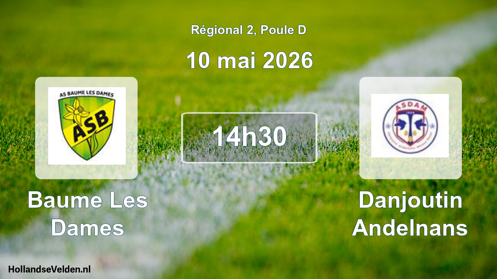 Scheduled Match: Baume Les Dames - Danjoutin Andelnans (10 May 2026)
