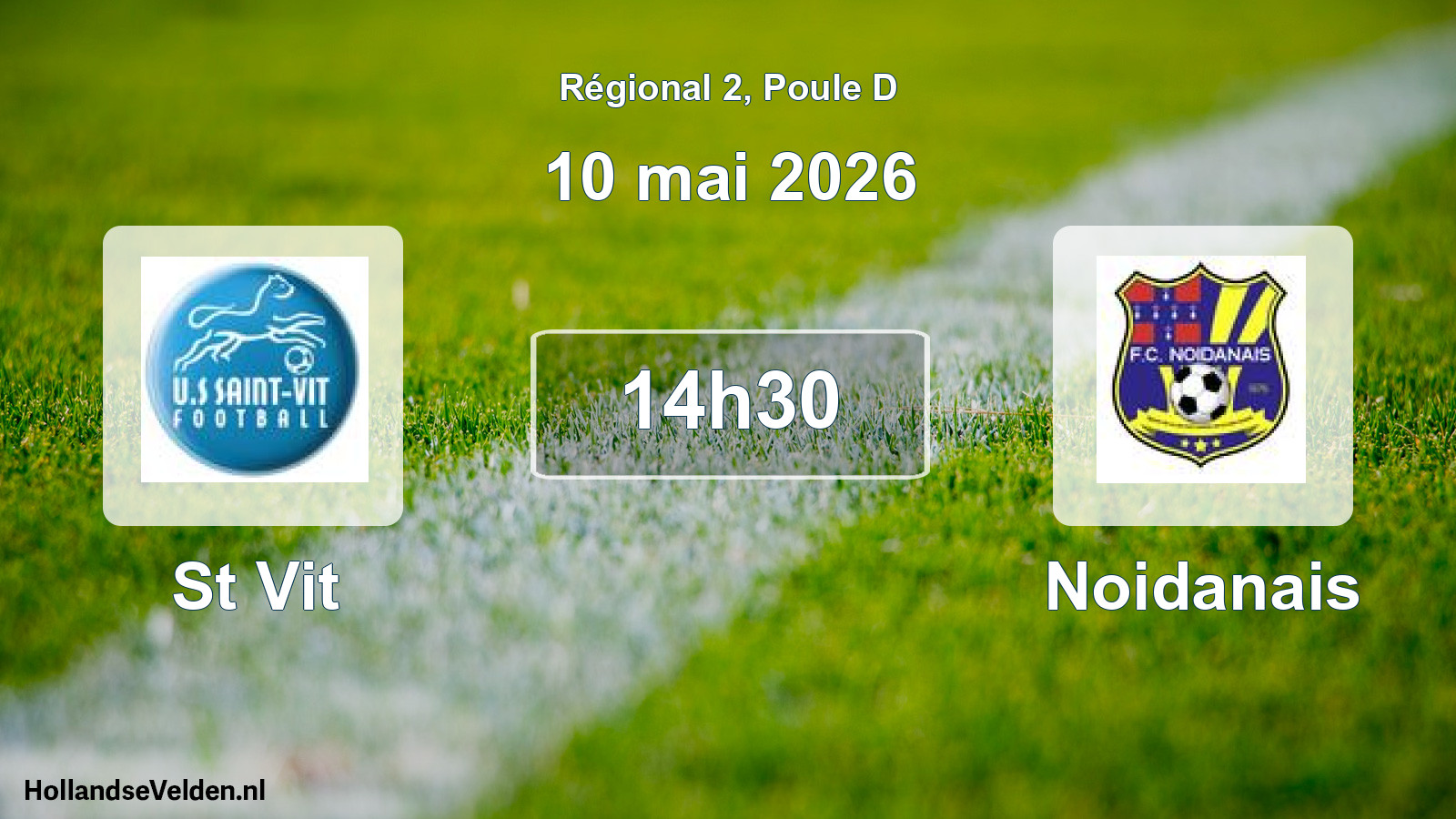 Scheduled Match: St Vit - Noidanais (10 May 2026)