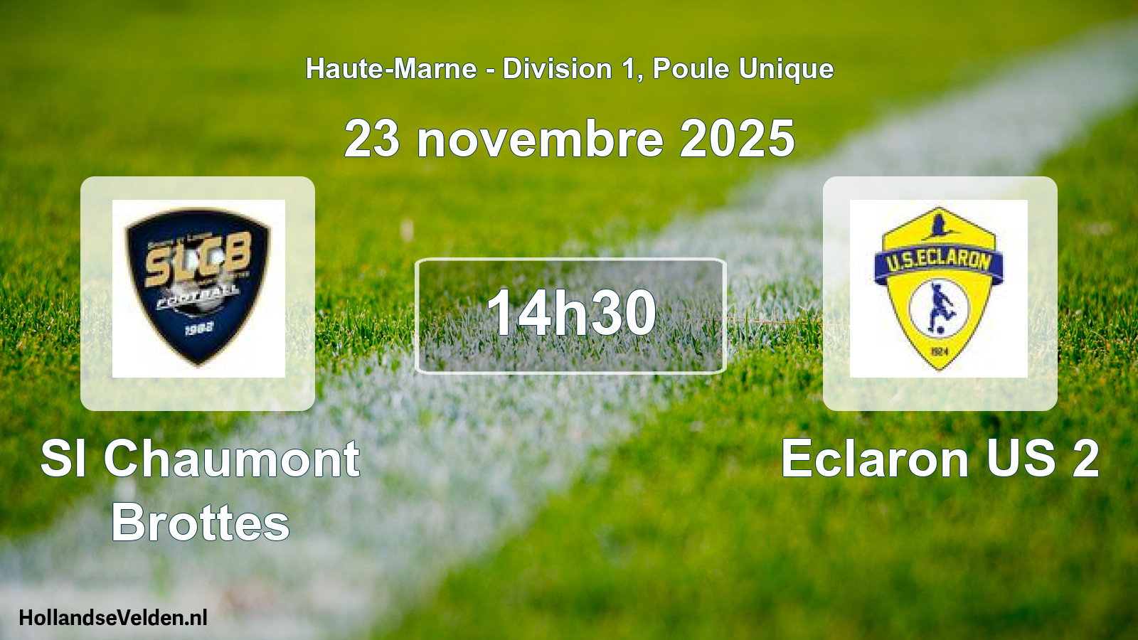 Match programmé: Sl Chaumont Brottes - Eclaron US 2 (23 novembre 2025)