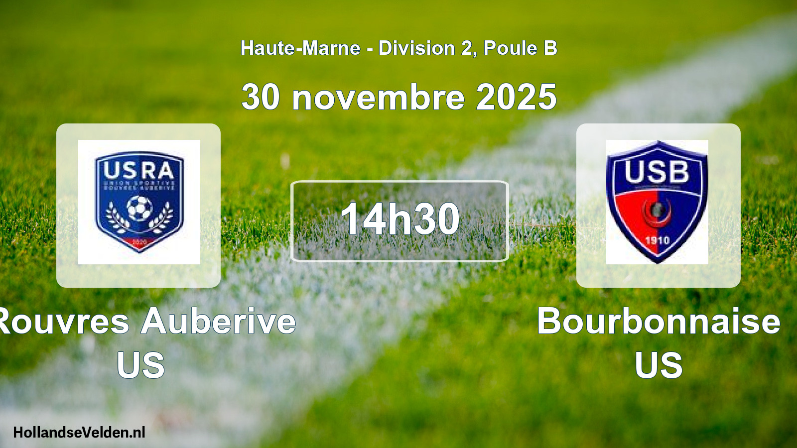 Match programmé: Rouvres Auberive US - Bourbonnaise US (30 novembre 2025)