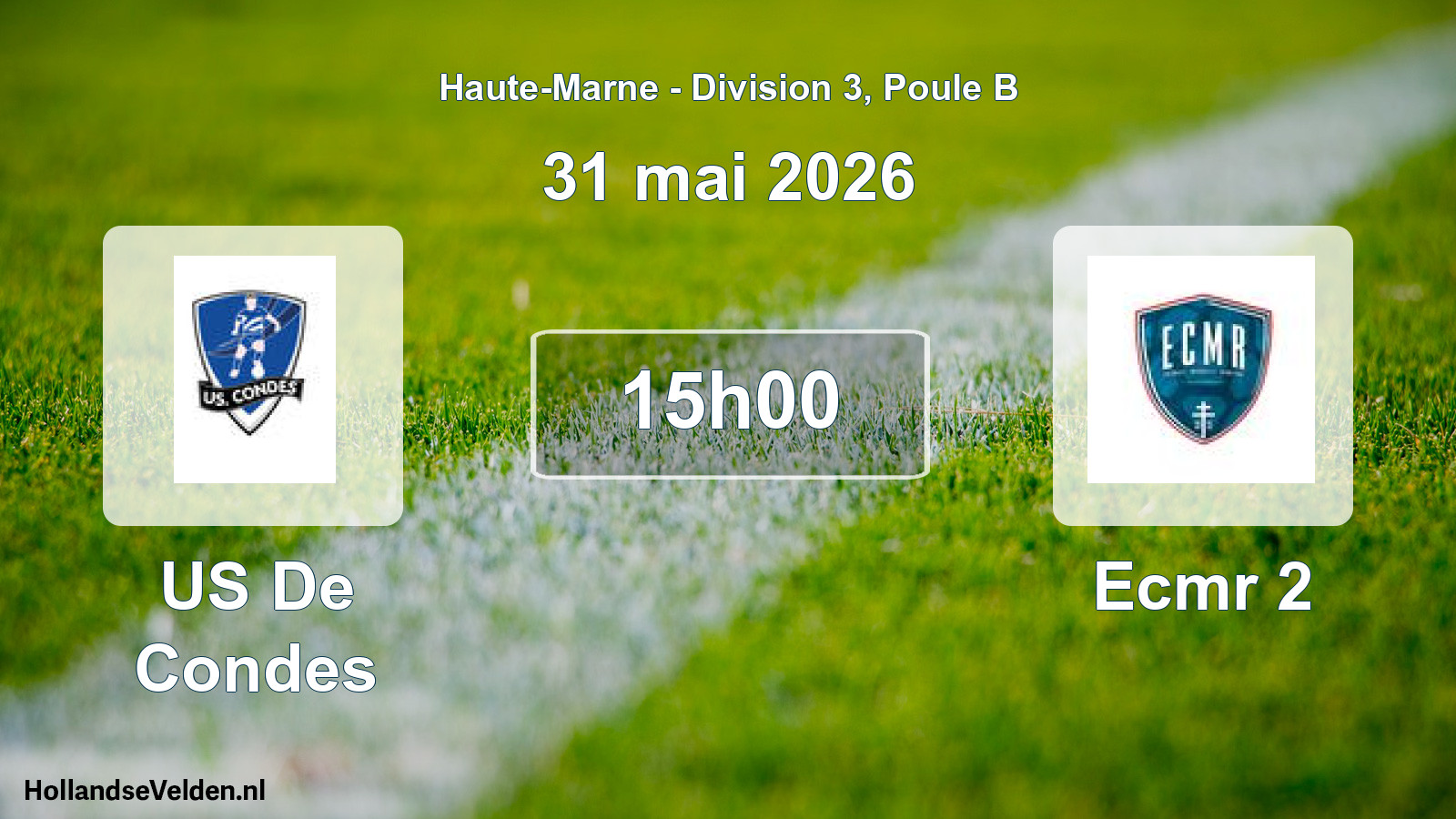 Scheduled Match: US De Condes - Ecmr 2 (31 May 2026)