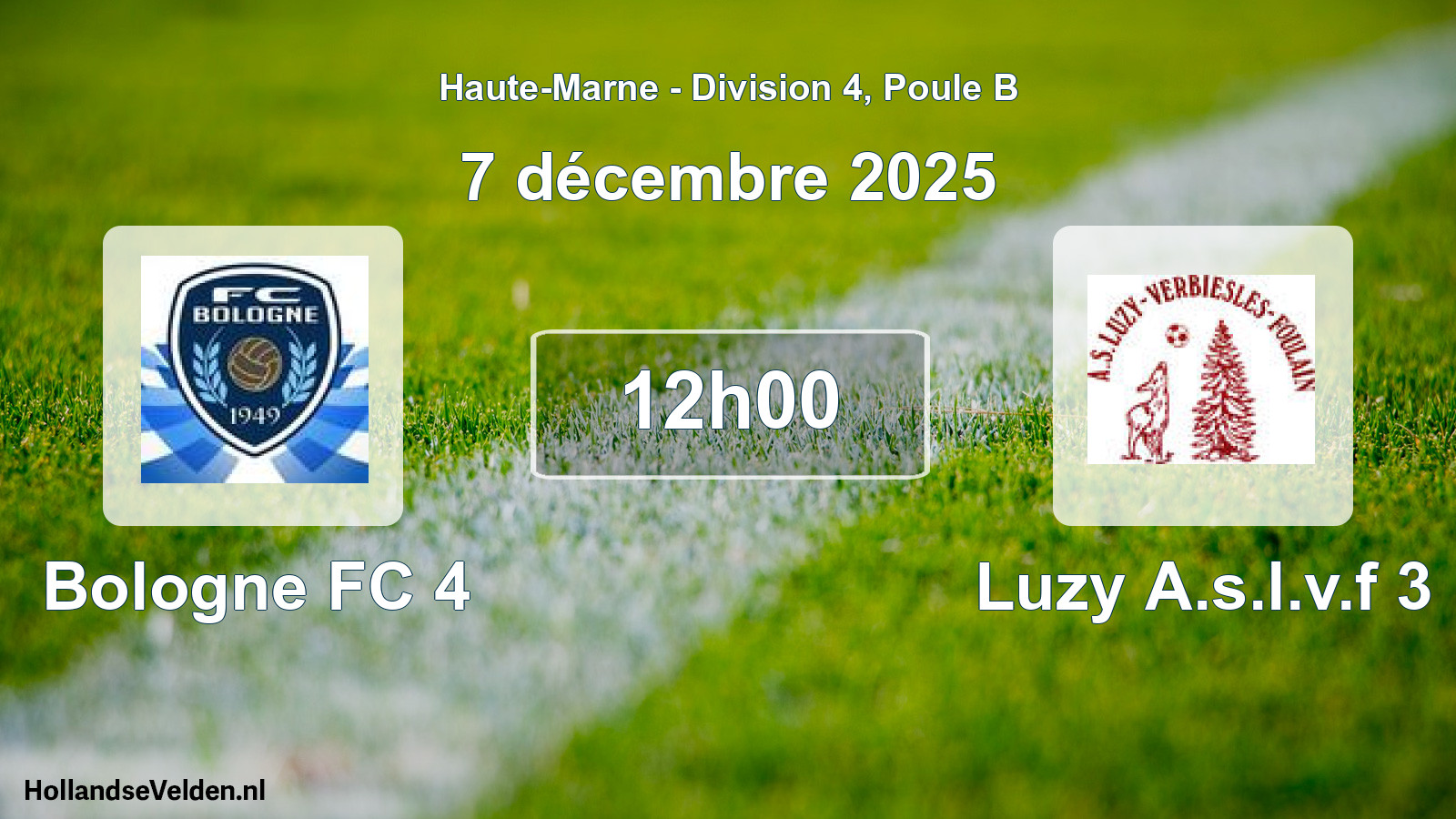 Scheduled Match: Bologne FC 4 - Luzy A.s.l.v.f 3 (7 December 2025)