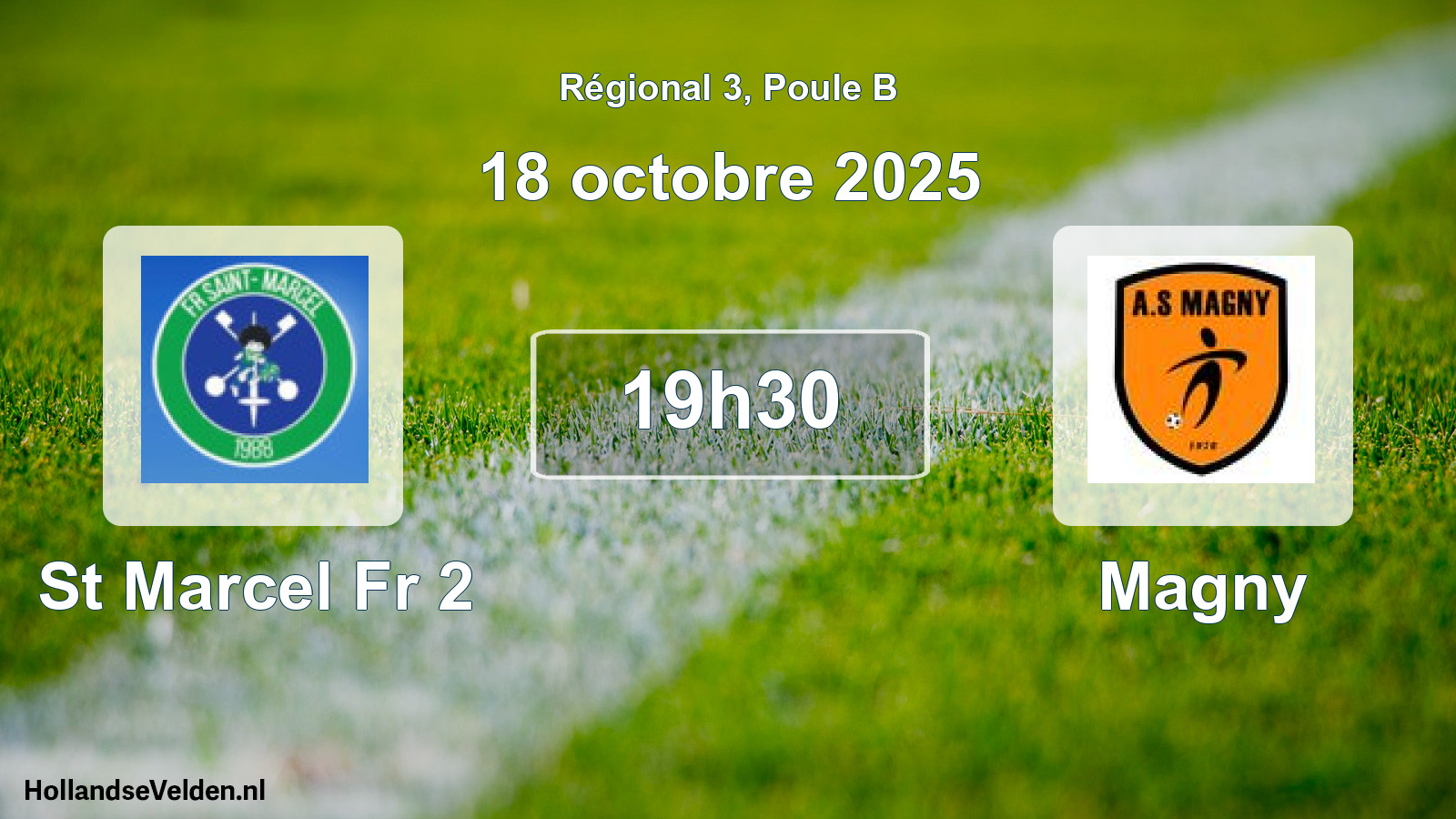 Scheduled Match: St Marcel Fr 2 - Magny (18 October 2025)