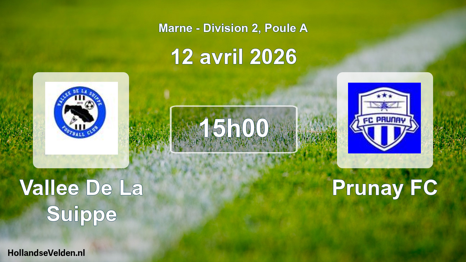 Scheduled Match: Vallee De La Suippe - Prunay FC (12 April 2026)