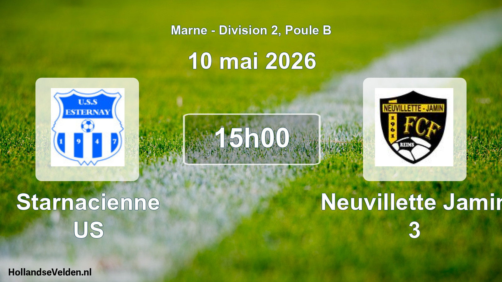 Scheduled Match: Starnacienne US - Neuvillette Jamin 3 (10 May 2026)