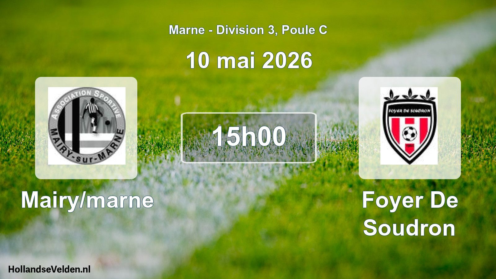 Scheduled Match: Mairy/marne - Foyer De Soudron (10 May 2026)