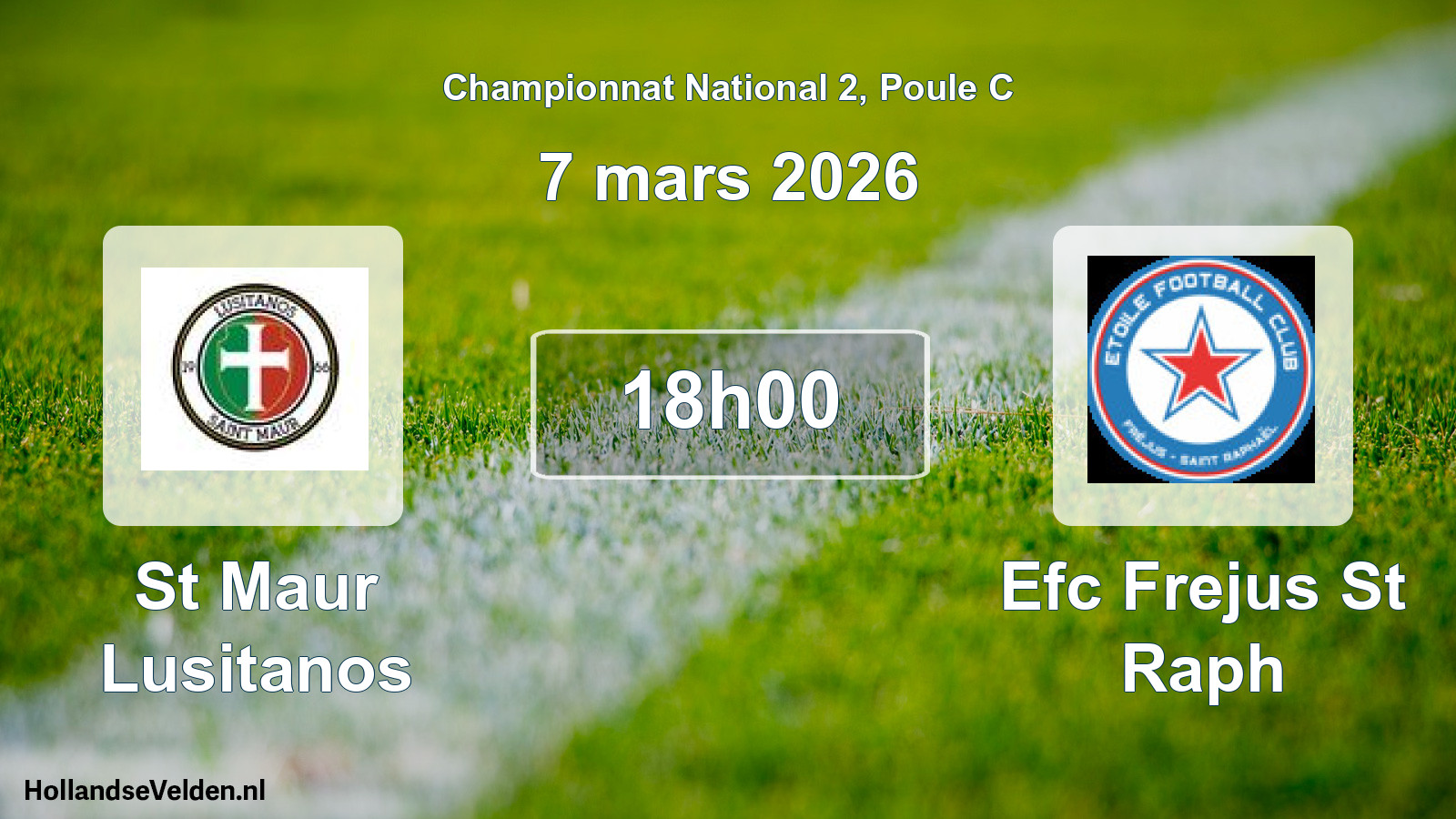 Scheduled Match: St Maur Lusitanos - Efc Frejus St Raph (7 March 2026)