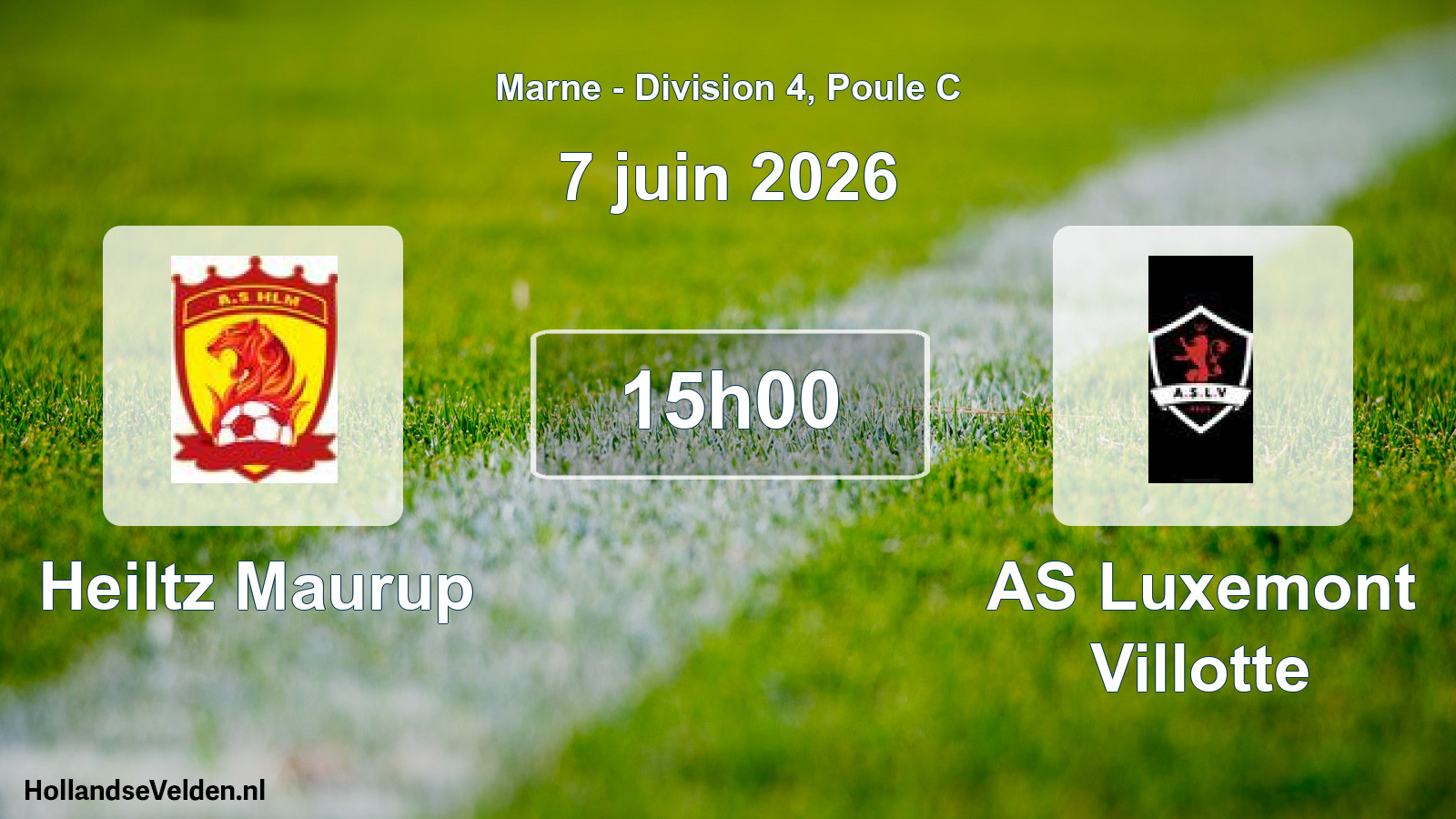 Scheduled Match: Heiltz Maurup - AS Luxemont Villotte (7 June 2026)
