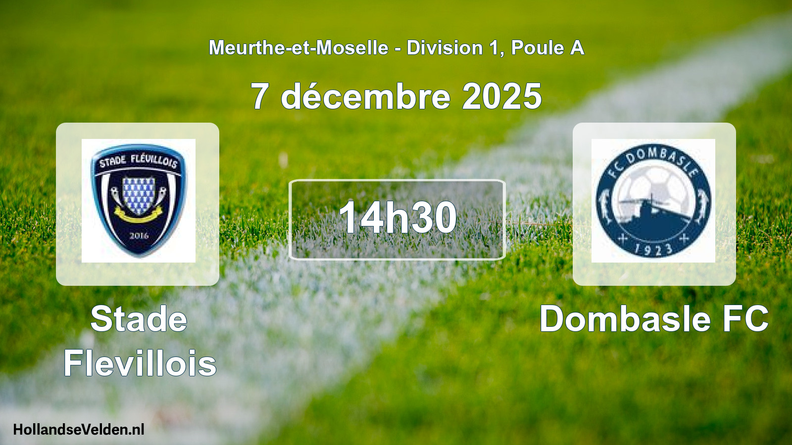 Scheduled Match: Stade Flevillois - Dombasle FC (7 December 2025)