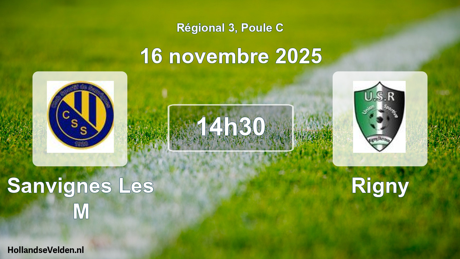 Scheduled Match: Sanvignes Les M - Rigny (16 November 2025)