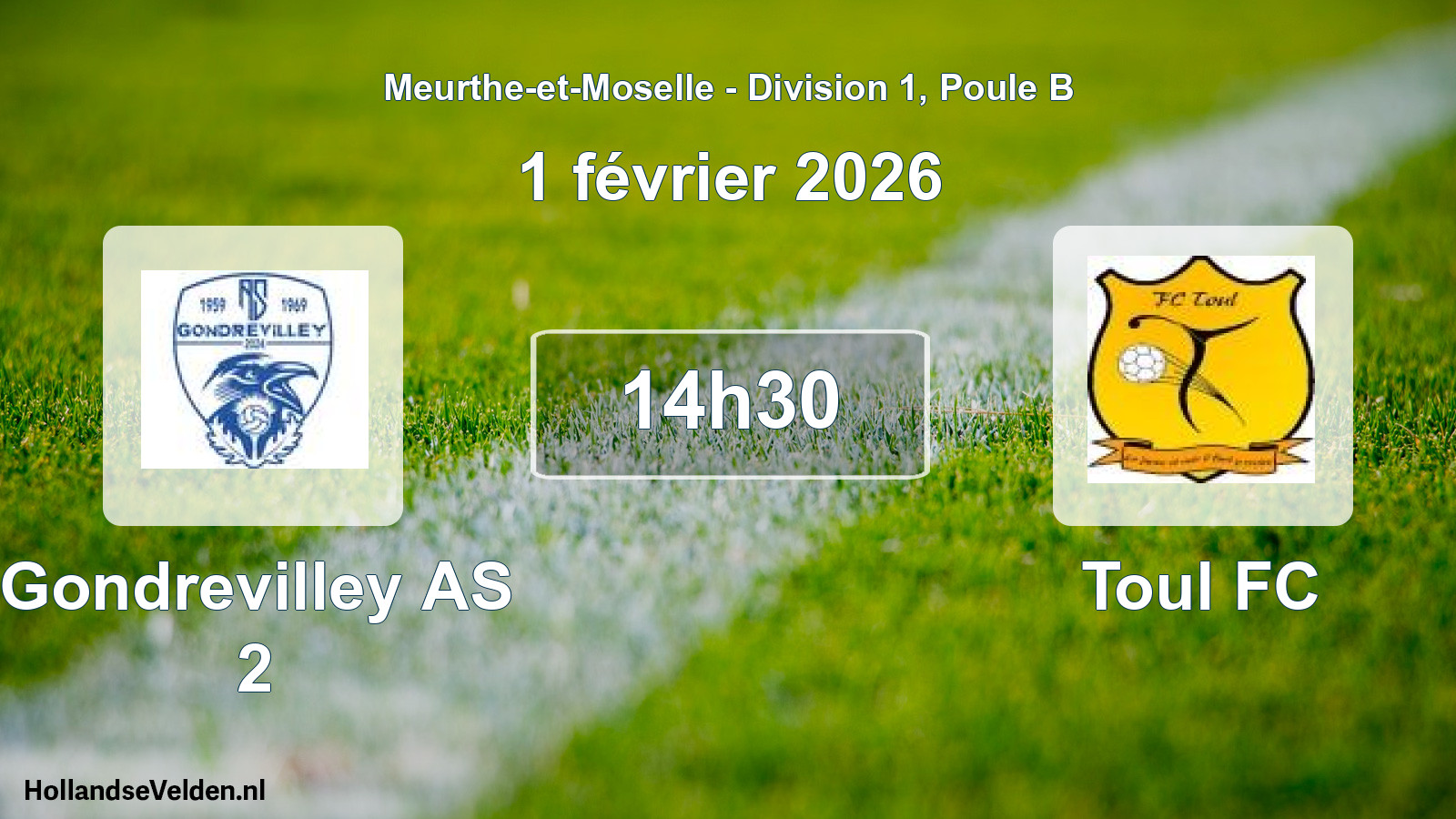 Scheduled Match: Gondrevilley AS 2 - Toul FC (2 November 2025)
