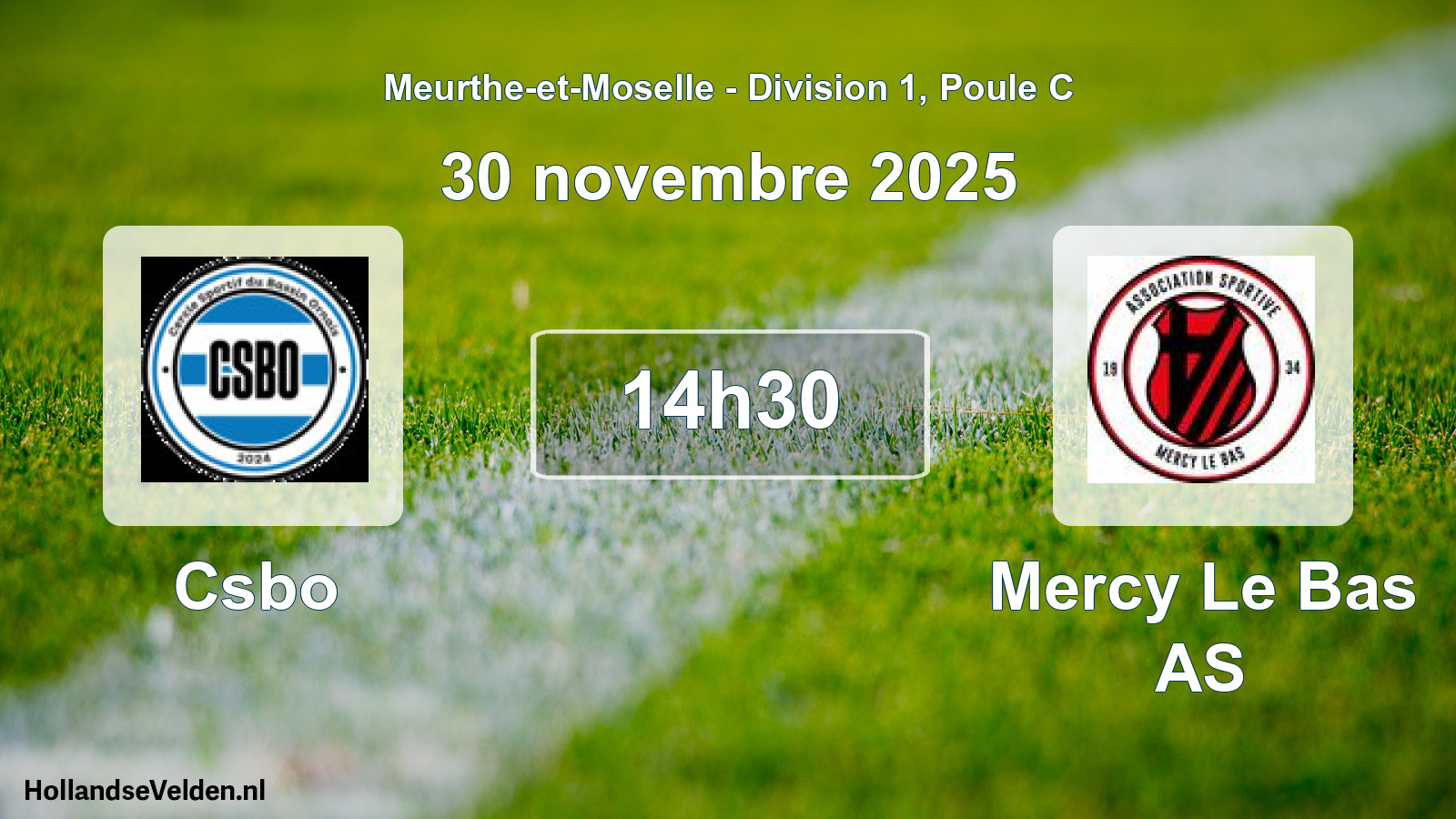 Scheduled Match: Csbo - Mercy Le Bas AS (30 November 2025)
