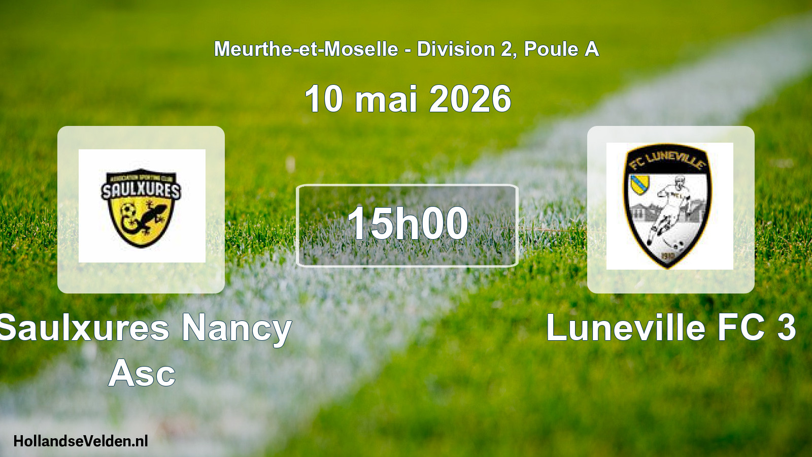 Scheduled Match: Saulxures Nancy Asc - Luneville FC 3 (10 May 2026)