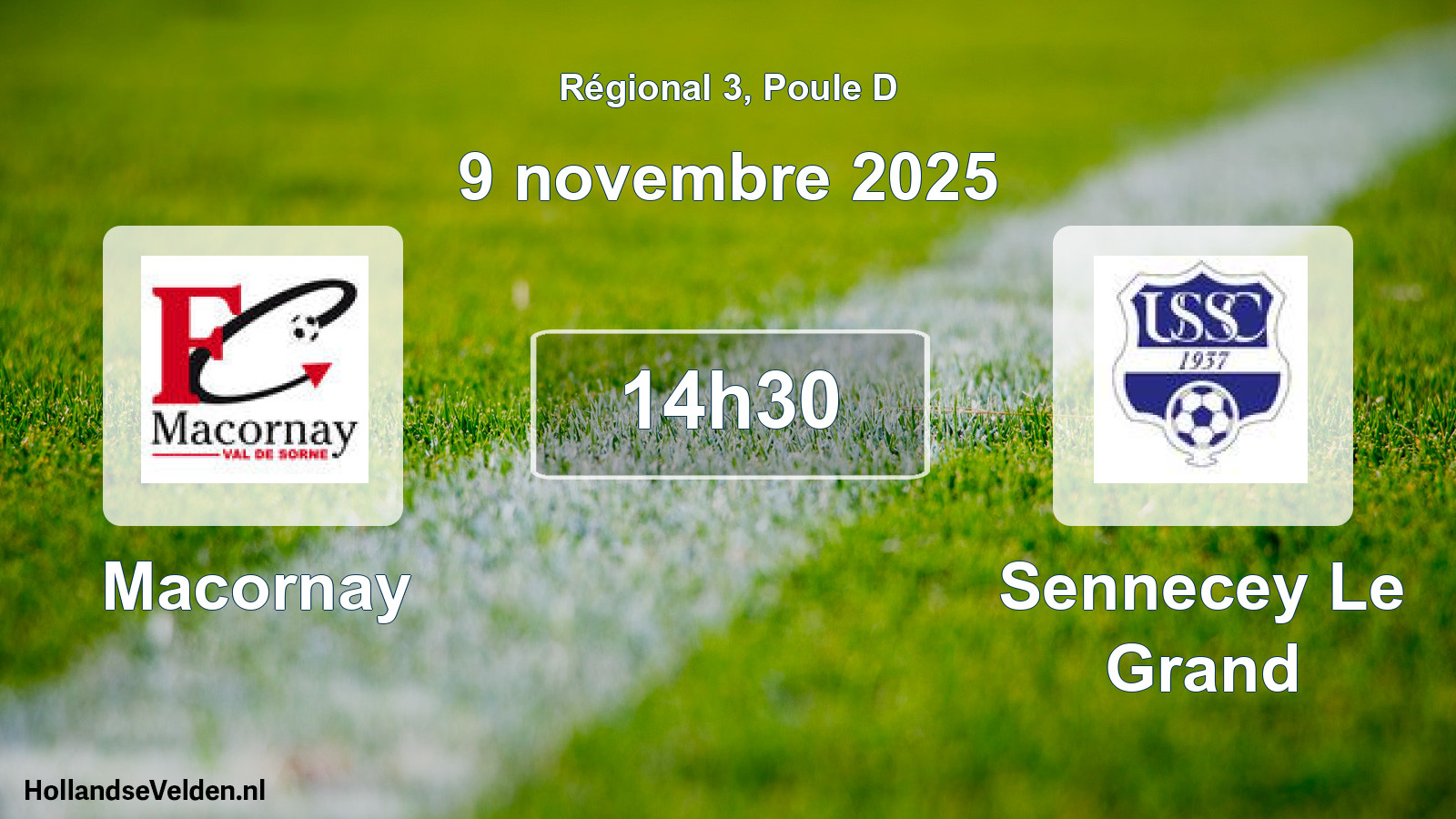 Scheduled Match: Macornay - Sennecey Le Grand (9 November 2025)