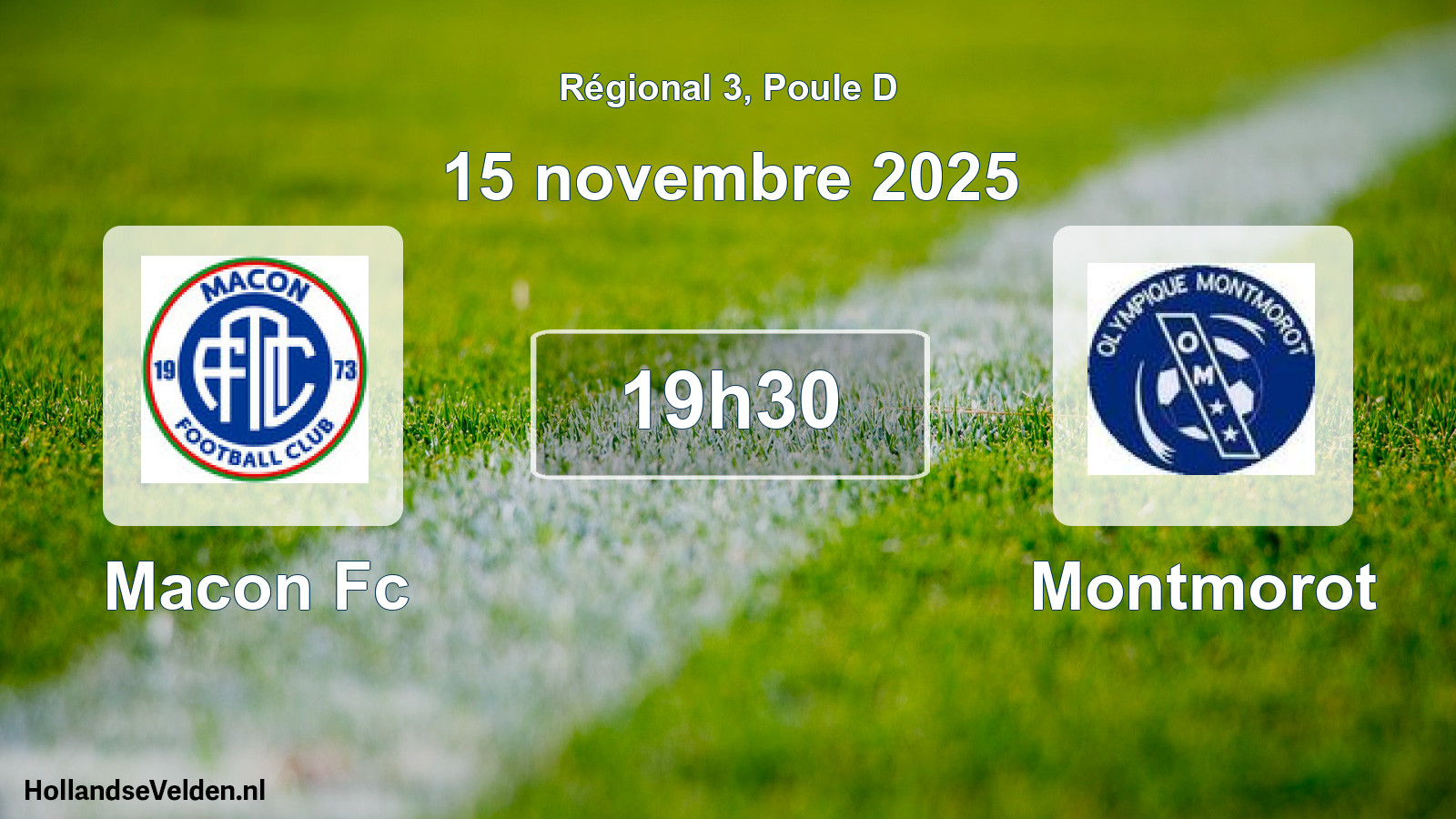 Scheduled Match: Macon Fc - Montmorot (15 November 2025)
