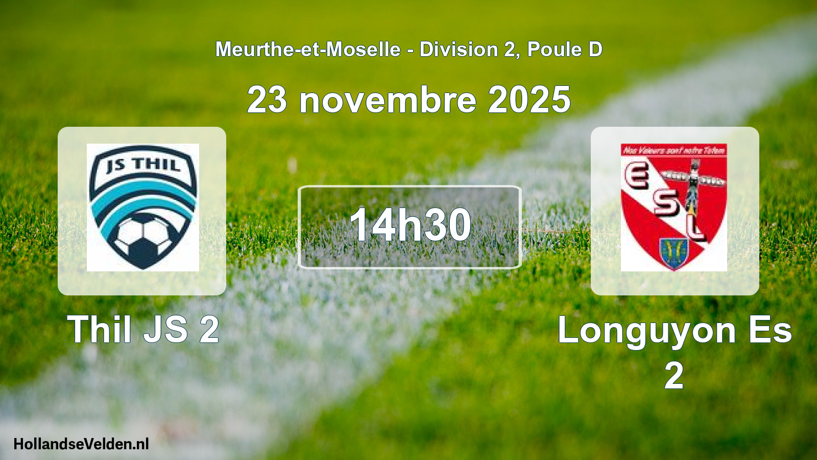 Match programmé: Thil JS 2 - Longuyon Es 2 (23 novembre 2025)