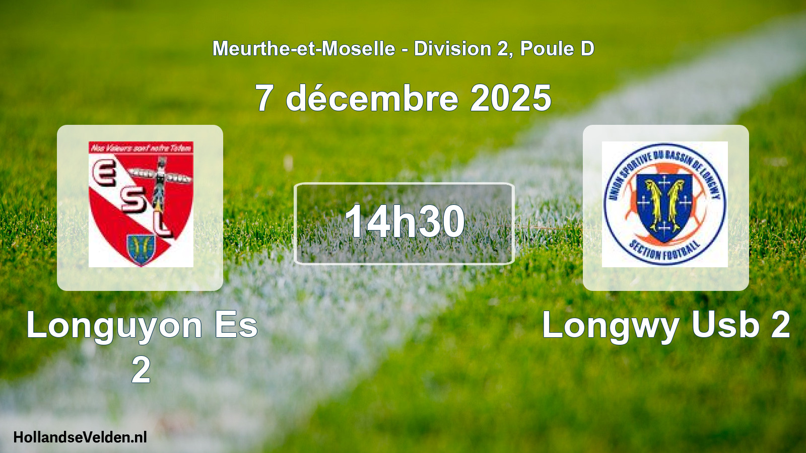 Scheduled Match: Longuyon Es 2 - Longwy Usb 2 (7 December 2025)