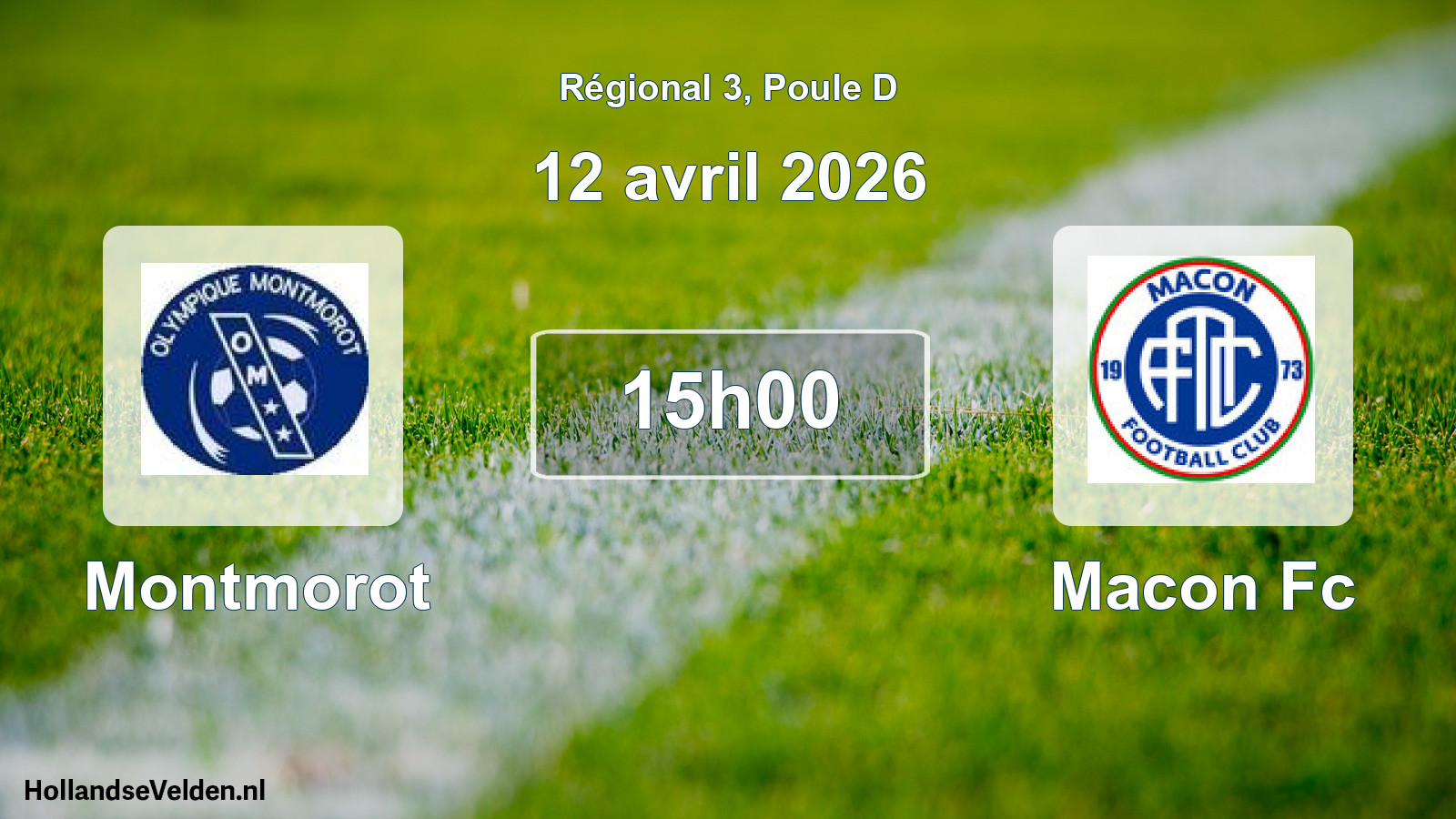 Scheduled Match: Montmorot - Macon Fc (12 April 2026)
