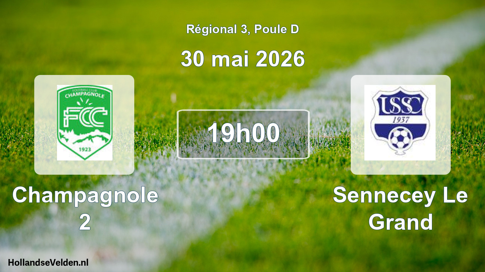 Scheduled Match: Champagnole 2 - Sennecey Le Grand (30 May 2026)