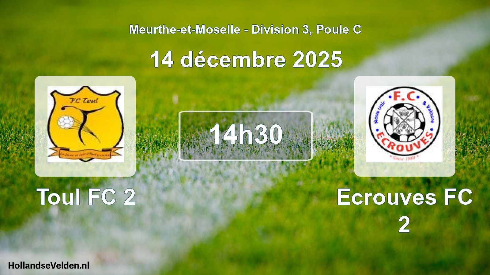 Scheduled Match: Toul FC 2 - Ecrouves FC 2 (14 December 2025)