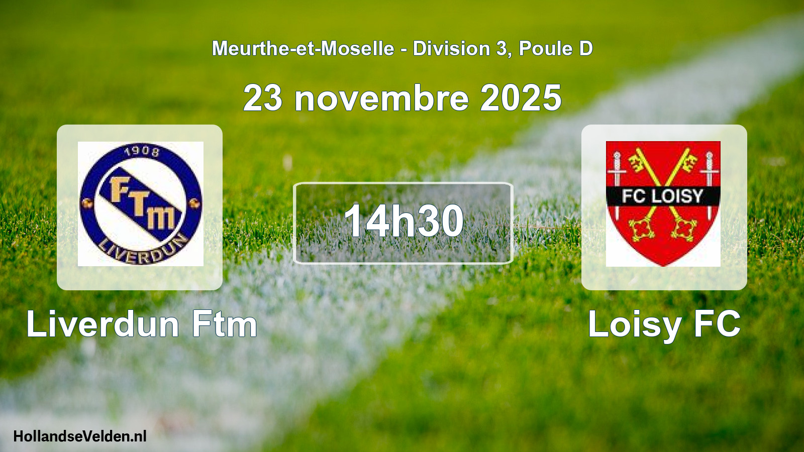 Scheduled Match: Liverdun Ftm - Loisy FC (23 November 2025)