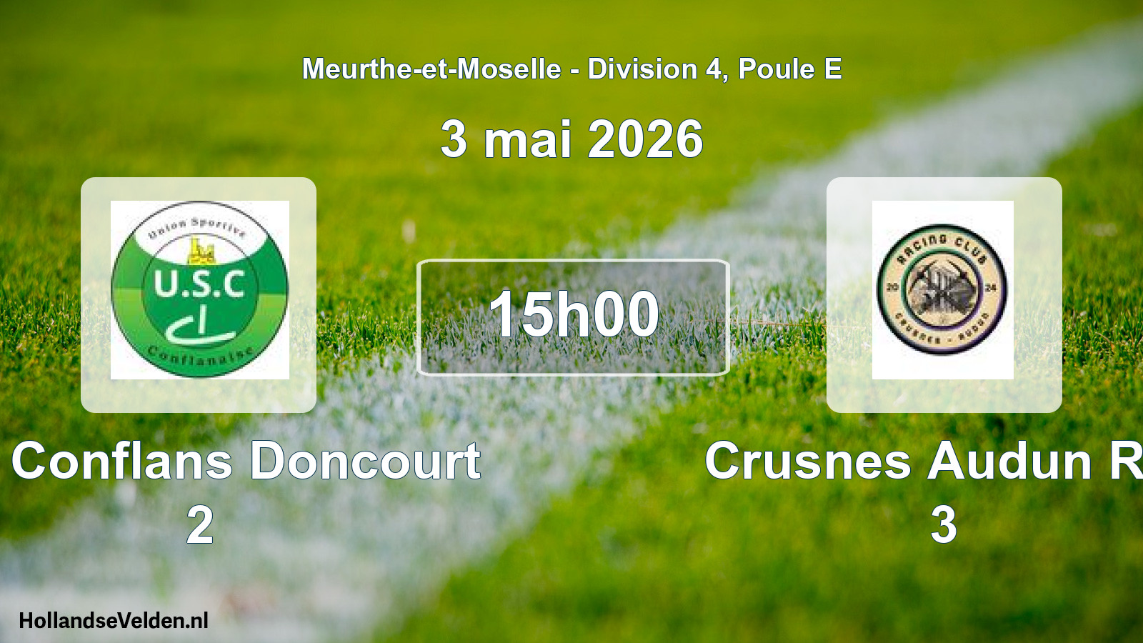 Match joué: US Conflans Doncourt 2 - Crusnes Audun RC 3 3 - 0 (11 novembre 2025)