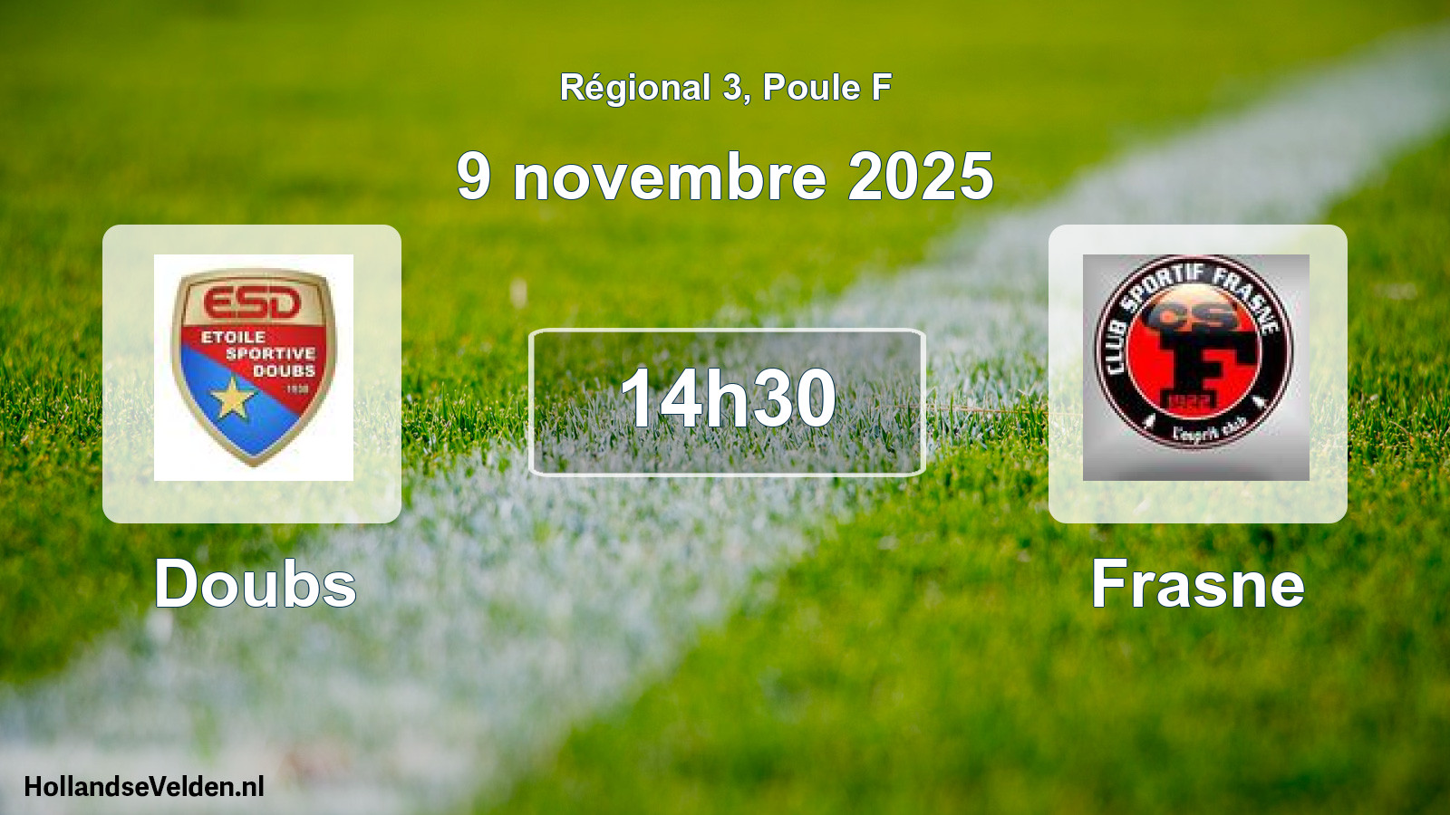 Scheduled Match: Doubs - Frasne (9 November 2025)