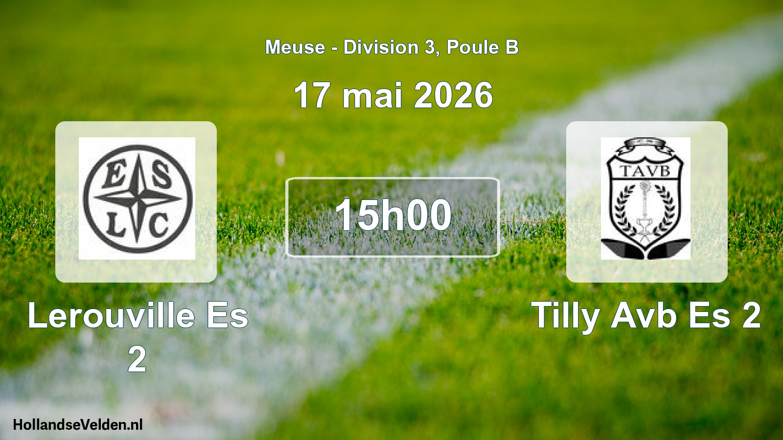 Match programmé: Lerouville Es 2 - Tilly Avb Es 2 (17 mai 2026)