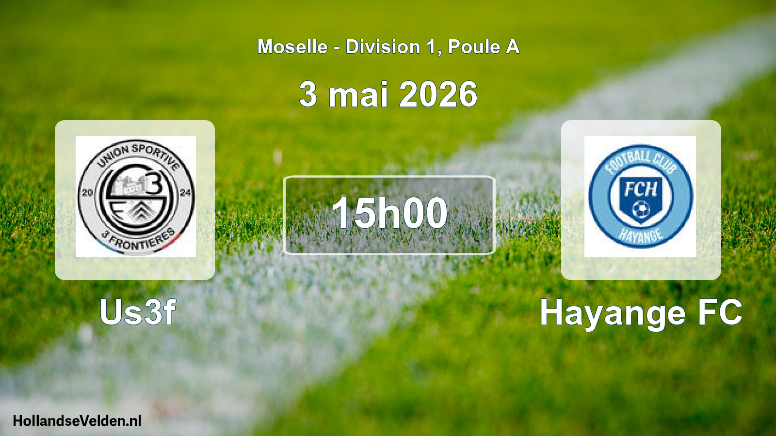 Match programmé: Us3f - Hayange FC (3 mai 2026)