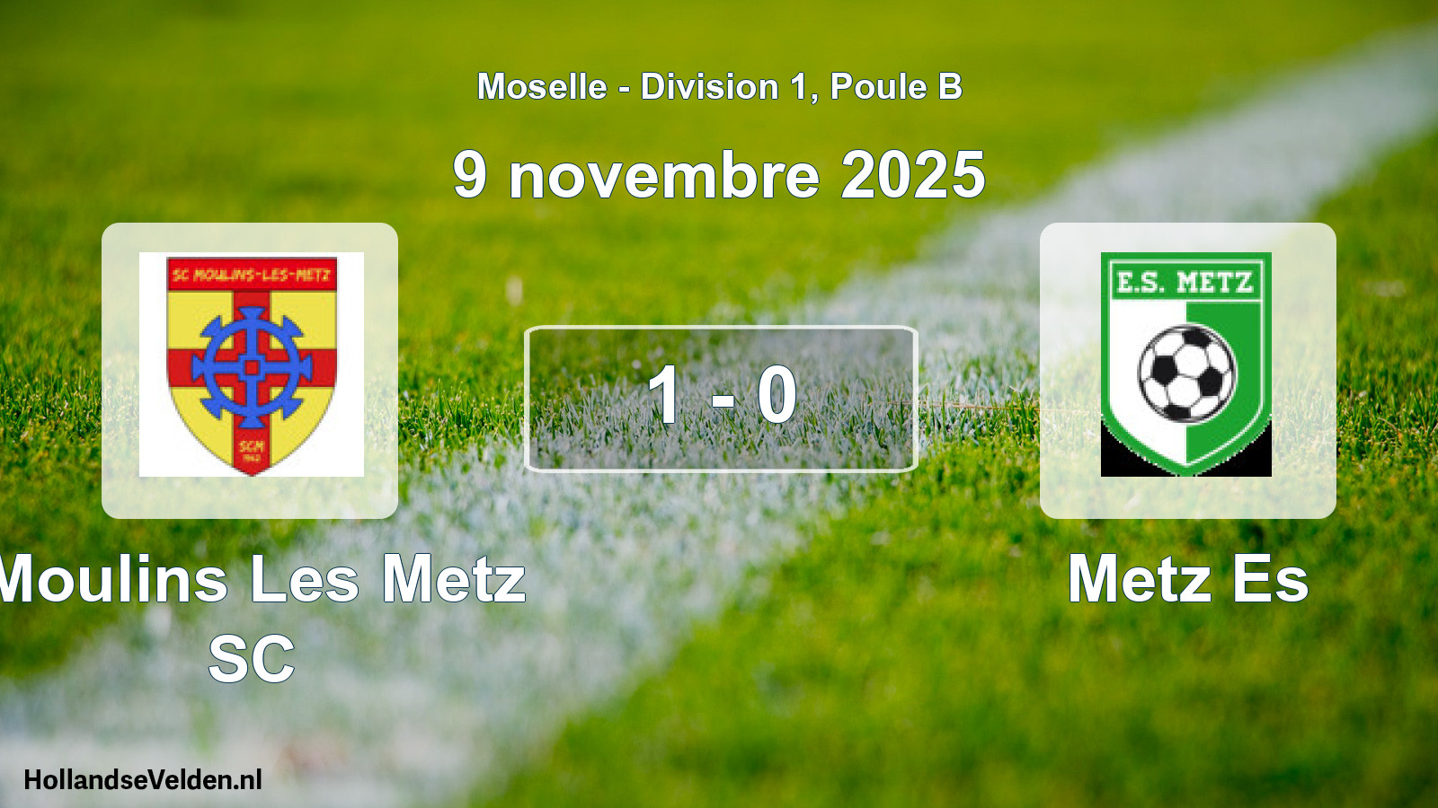 Match joué: Moulins Les Metz SC - Metz Es 1 - 0 (9 novembre 2025)