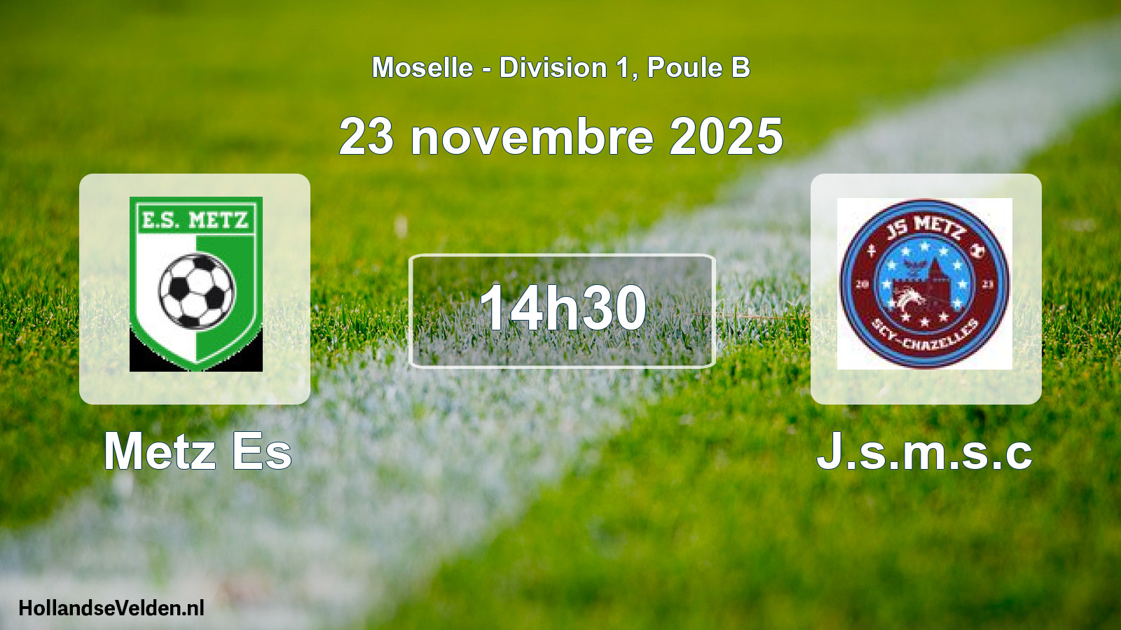Match programmé: Metz Es - J.s.m.s.c (23 novembre 2025)