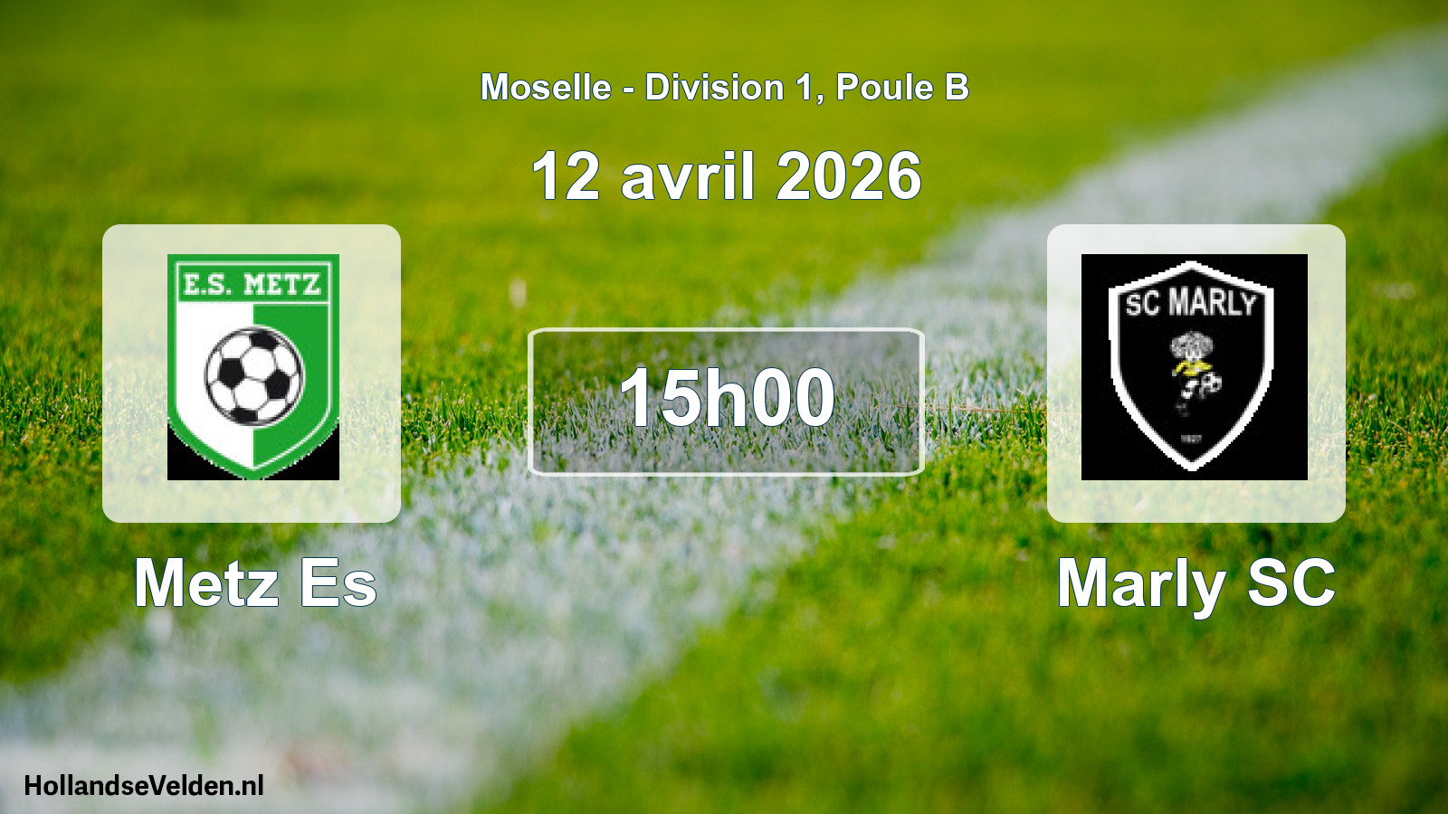 Scheduled Match: Metz Es - Marly SC (12 April 2026)