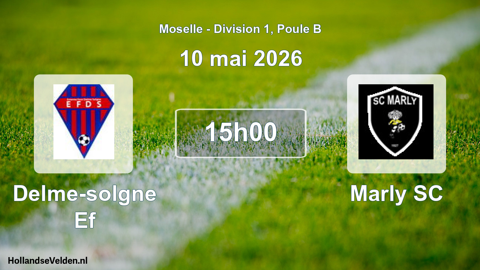 Scheduled Match: Delme-solgne Ef - Marly SC (10 May 2026)