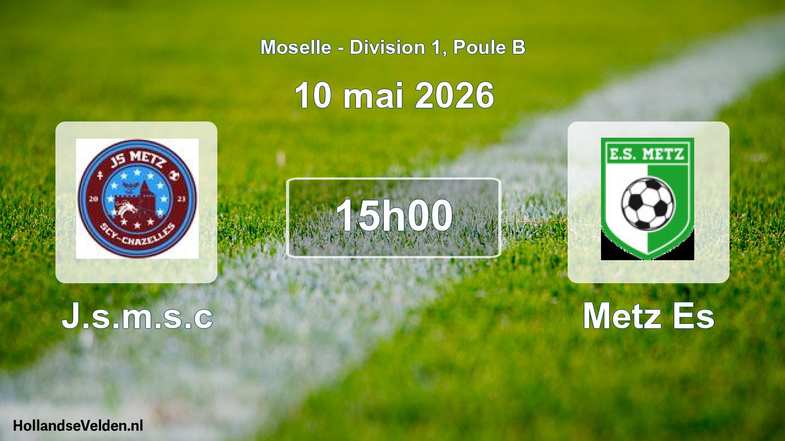 Match programmé: J.s.m.s.c - Metz Es (10 mai 2026)