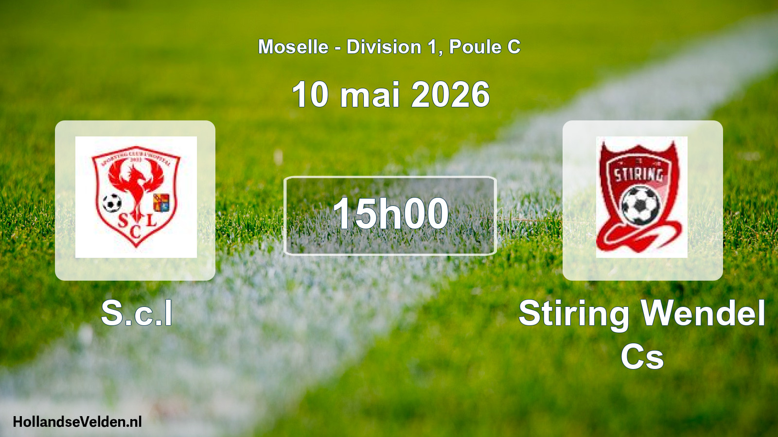 Match programmé: S.c.l - Stiring Wendel Cs (10 mai 2026)