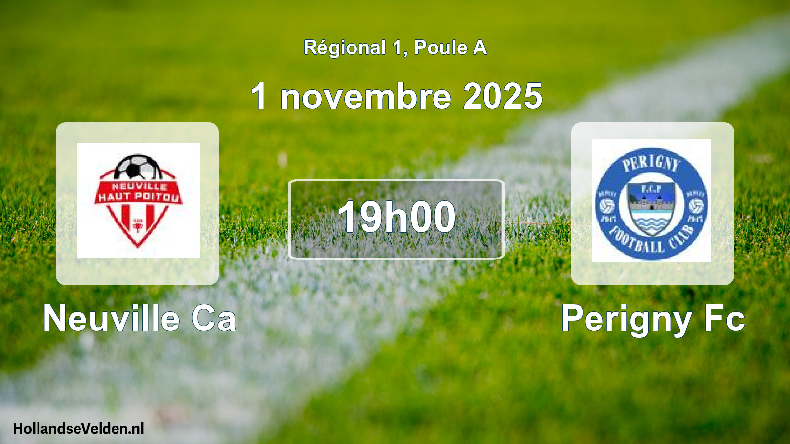 Geplande wedstrijd: Neuville Ca - Perigny Fc (1 novembre 2025)