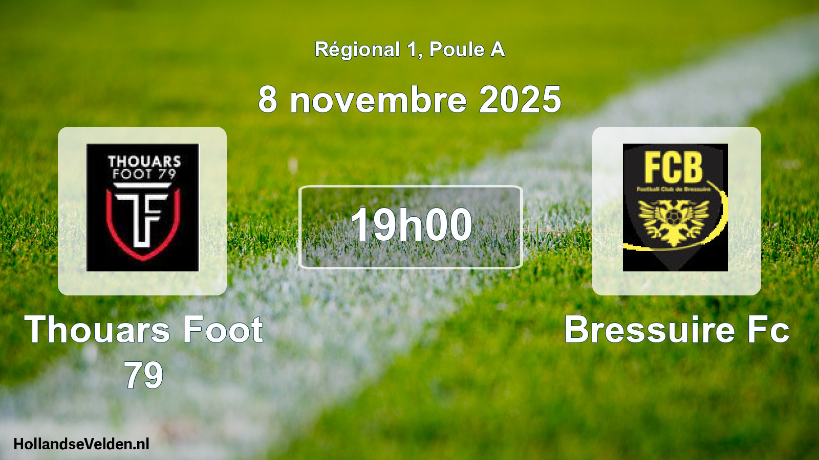 Geplande wedstrijd: Thouars Foot 79 - Bressuire Fc (8 novembre 2025)