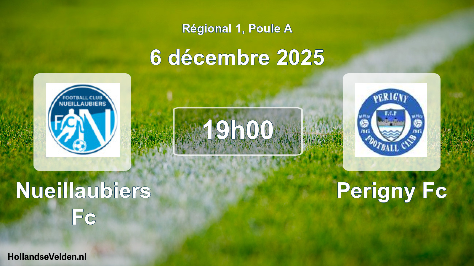 Scheduled Match: Nueillaubiers Fc - Perigny Fc (6 December 2025)