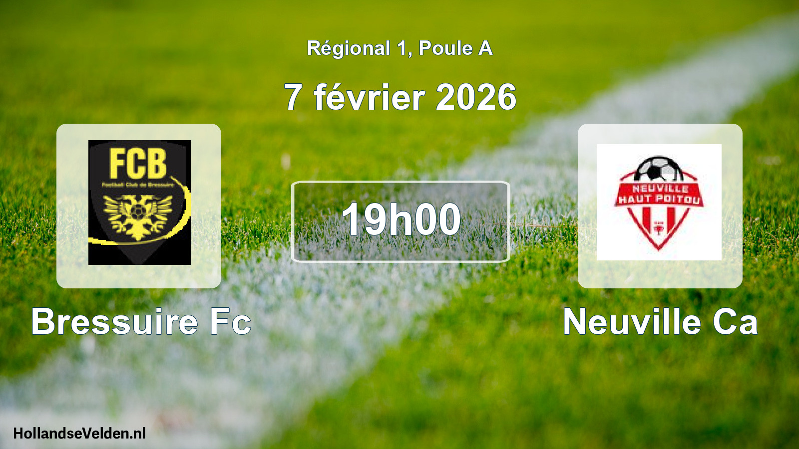 Geplande wedstrijd: Bressuire Fc - Neuville Ca (7 februari 2026)