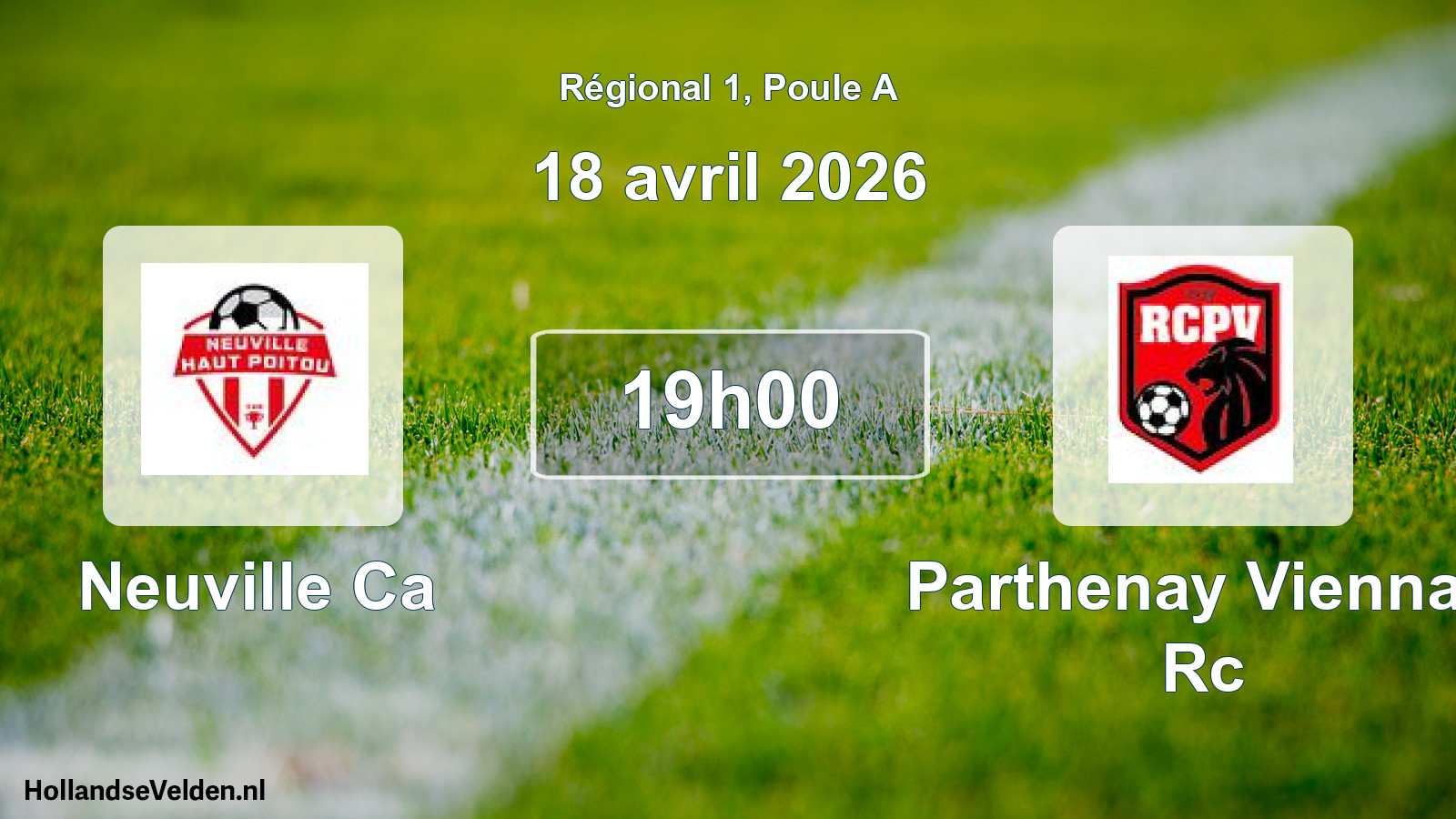 Scheduled Match: Neuville Ca - Parthenay Viennay Rc (18 April 2026)