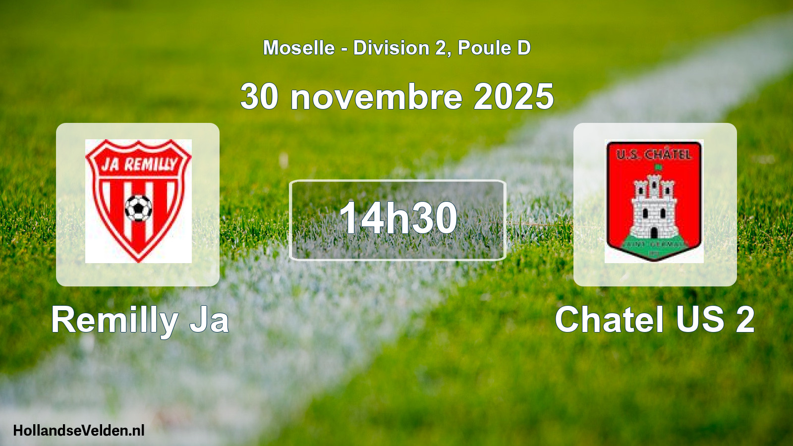 Scheduled Match: Remilly Ja - Chatel US 2 (30 November 2025)