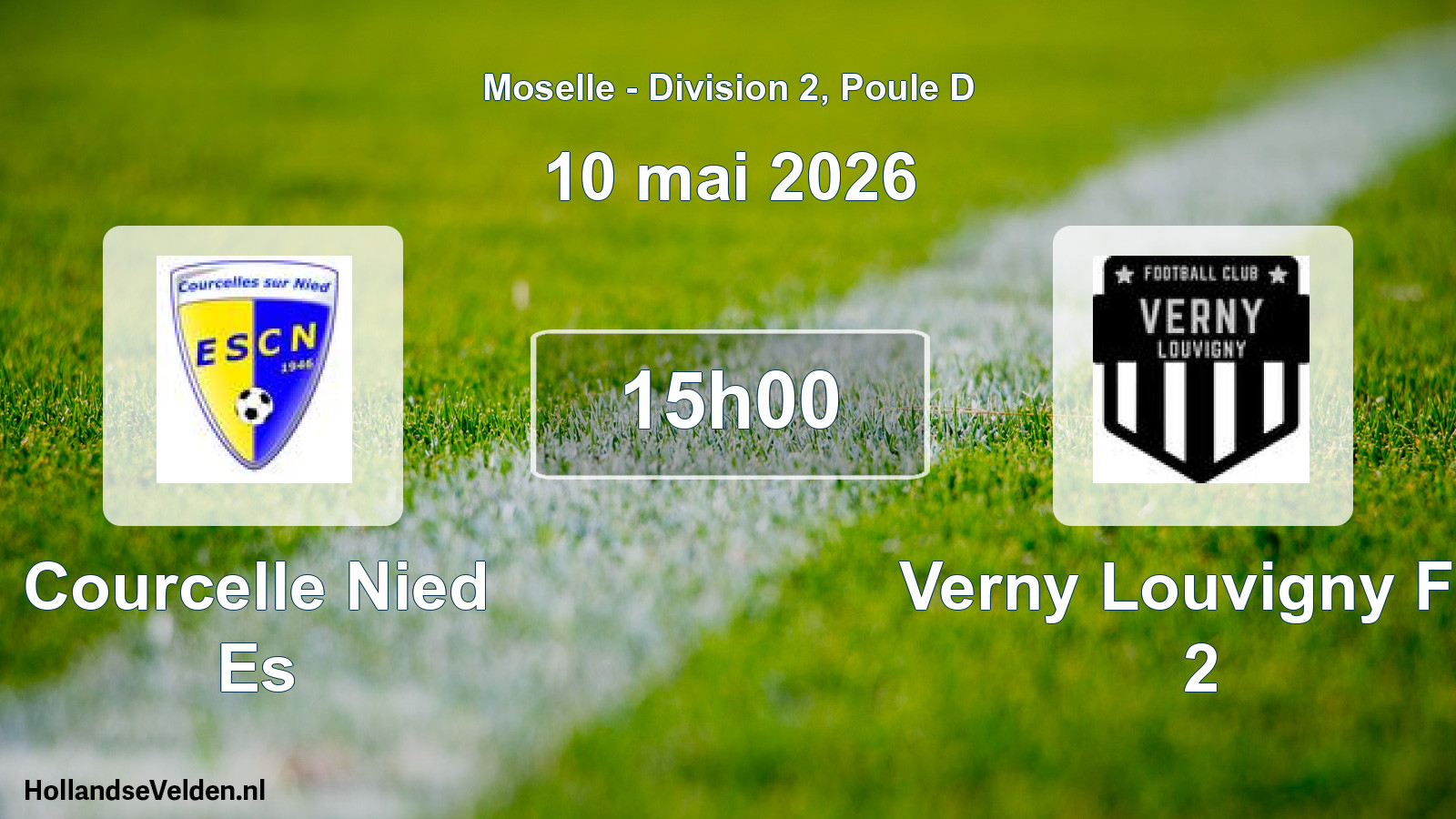 Scheduled Match: Courcelle Nied Es - Verny Louvigny FC 2 (10 May 2026)